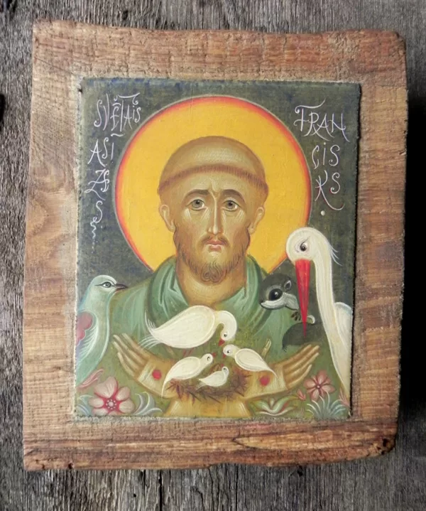 Saint Francis. 19x15,5cm