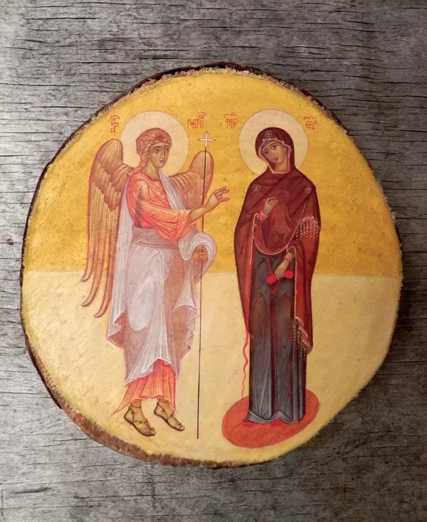 "Annunciation". 18x17x6cm. 2022
