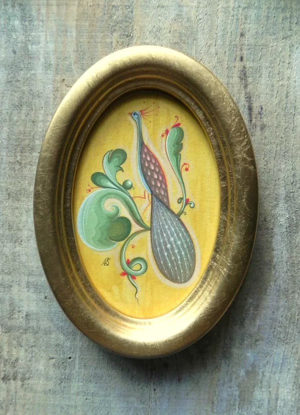 Immortality. Egg tempera on paper. 2021