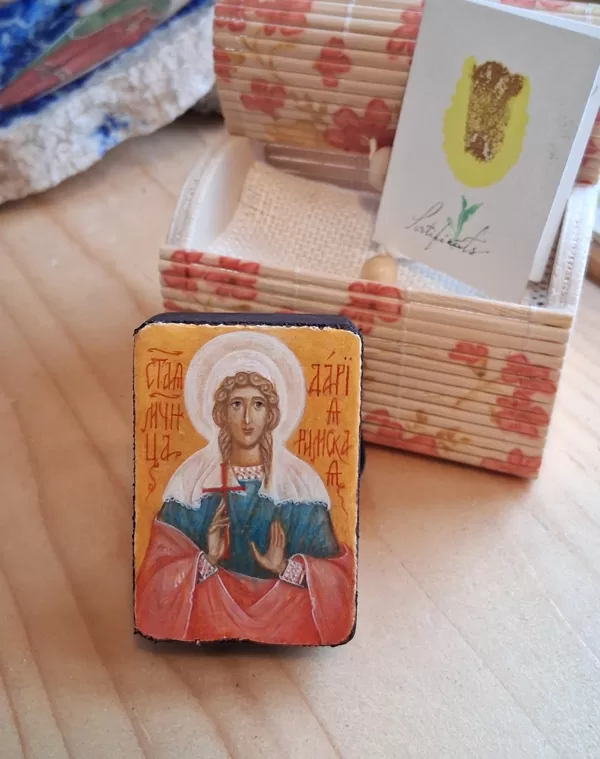 Miniature. Saint Martyr Daria of Rome. 5x3cm. 2026