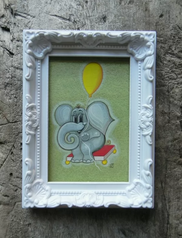 Egg tempera on paper, 2021
