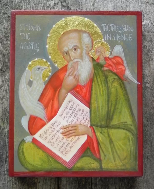 Saint John the Apostle. Theologian in silence. 17x13,4cm