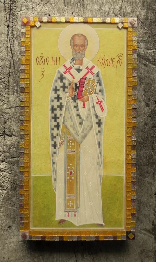 Saint Nicholas. 25x13cm. 2020
