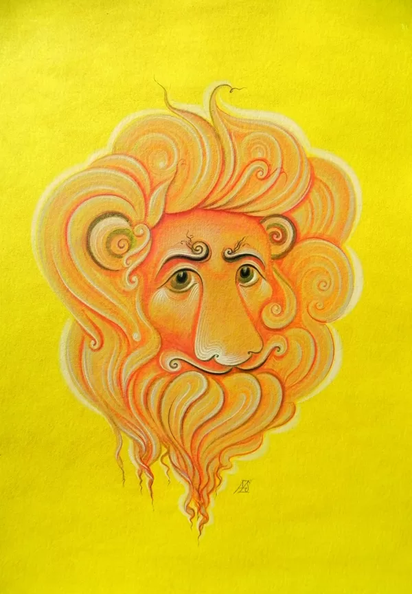 Egg tempera on paper, 2021
