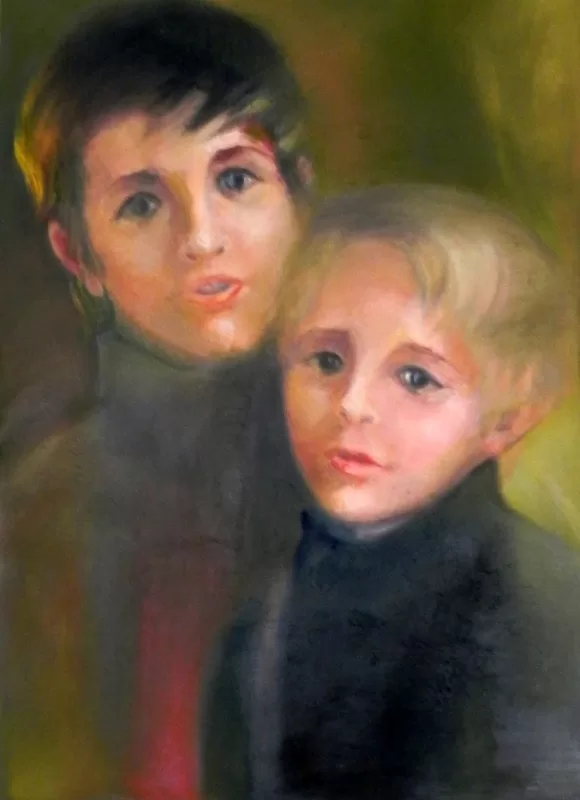 "My boys". Oil on canvas. 2010