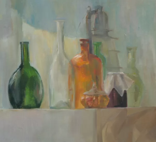 "Still Life". Oil on cardboard. 58,5x53cm. 2009