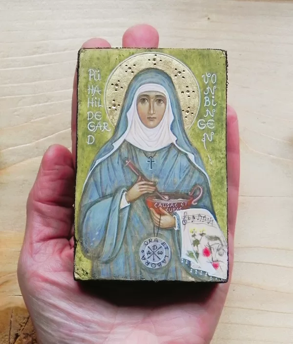 Saint Hildegard from Bingen. 10x6,5cm. 2026