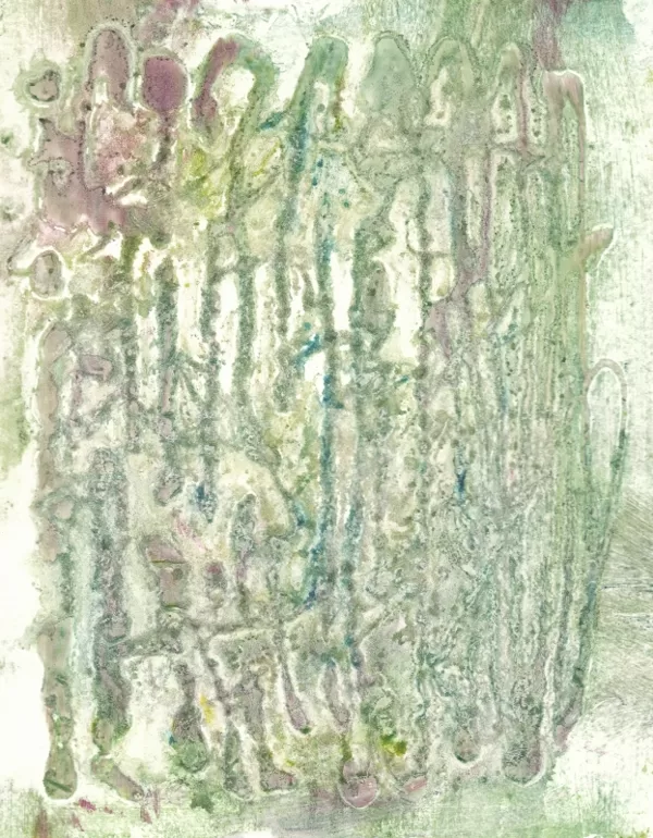 "Raindrops". Colography. 25x19,5cm. 2017