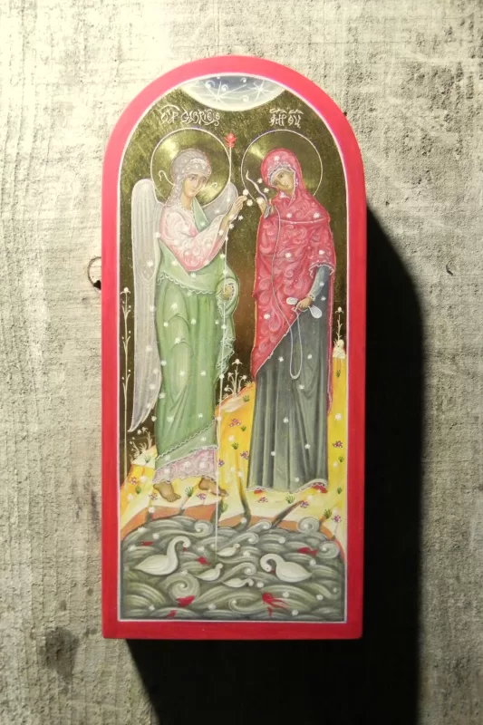 Annunciation. 22x10cm