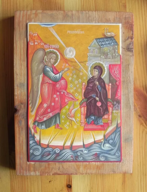Annunciation. 22x16,5cm