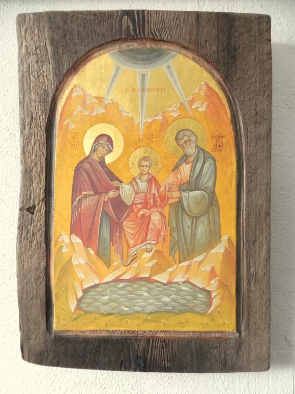 The Holy Family. 44,5x33x4cm. 2024