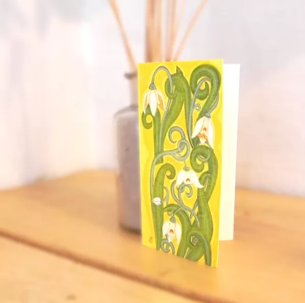 "Spring". Egg tempera on paper. 12,5x7cm. 2026.