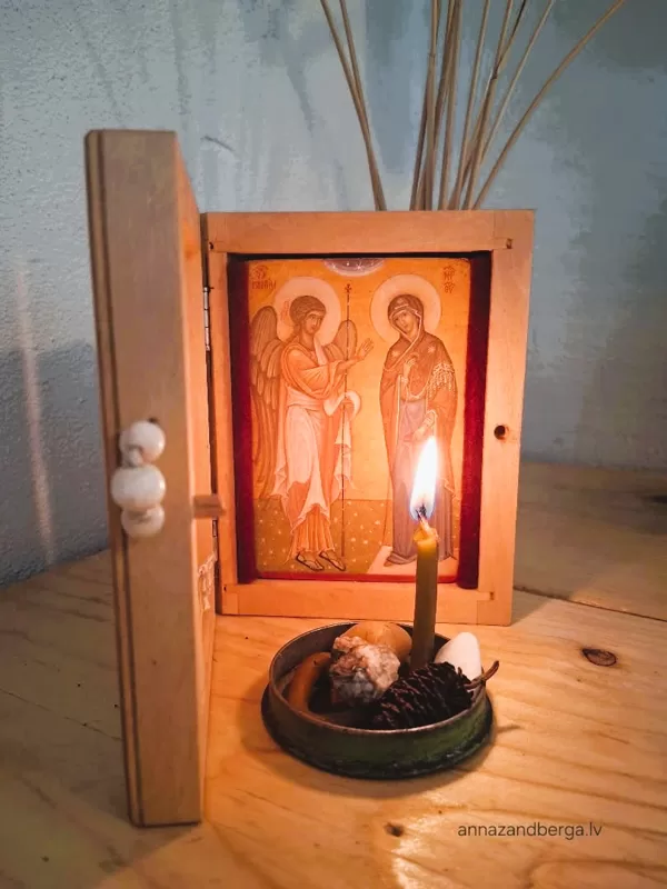 Annunciation of the Theotokos. 12x9,5x4,5cm. 2023