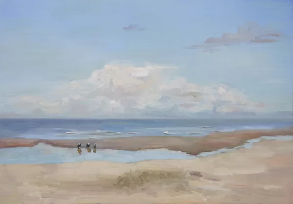 "Jurmala". Oil on cardboard. 2009