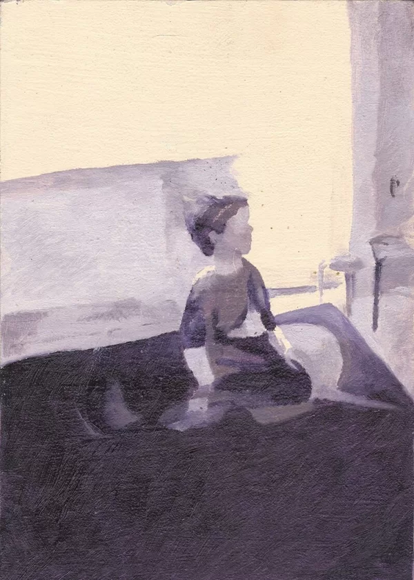 "Kristaps". Oil on cardboard. 30x21cm. 2008