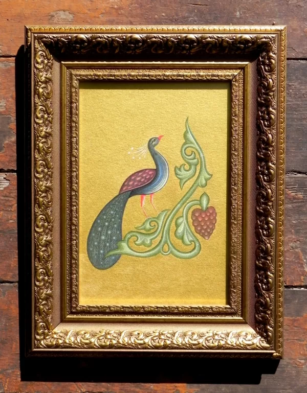 "Immortality". Paper, egg tempera, acrylic. 2018