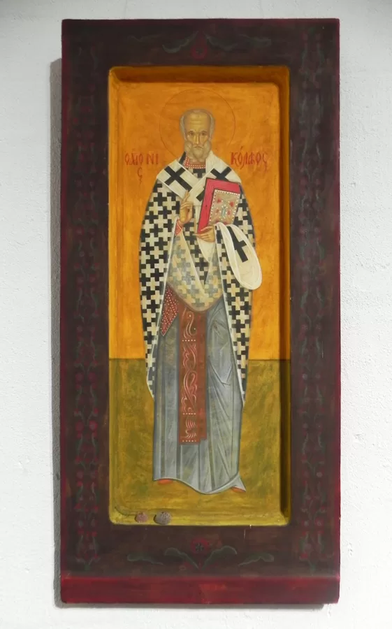 Saint Nicholas. 53x30cm. 2025