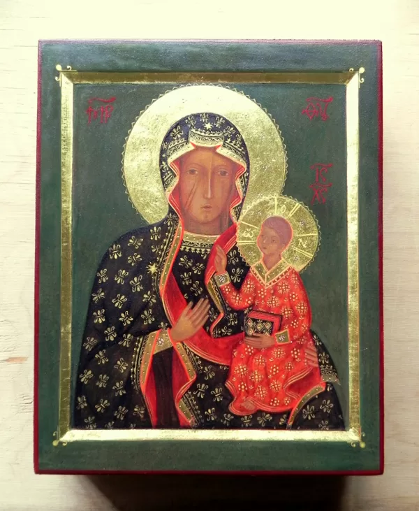 "Czestochowa" Icon of Mother of God. 25x20cm