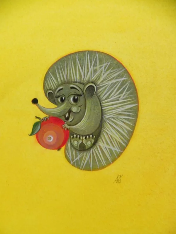 Egg tempera on paper, 2021
