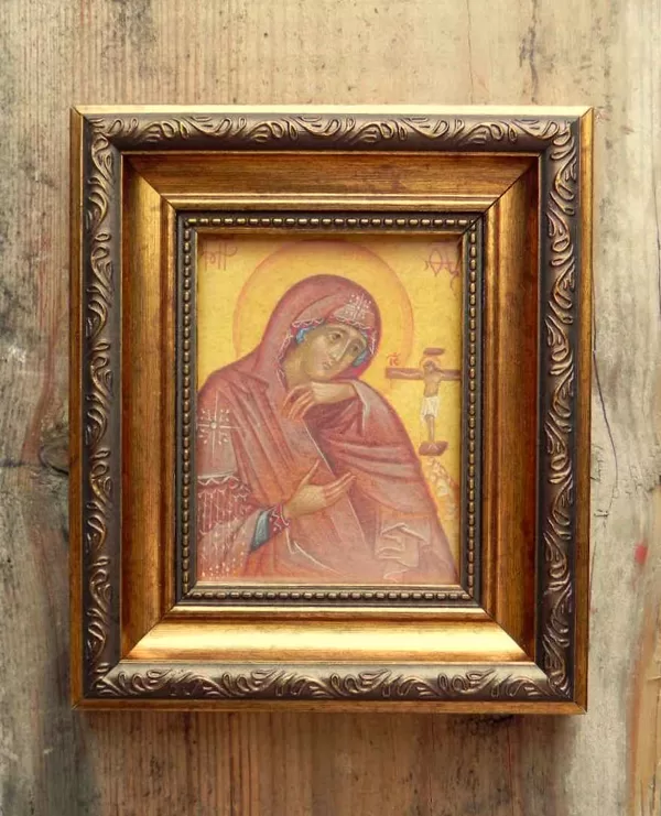 "Ahtirskaya" Icon of Mother of God. 15,5x13,3cm