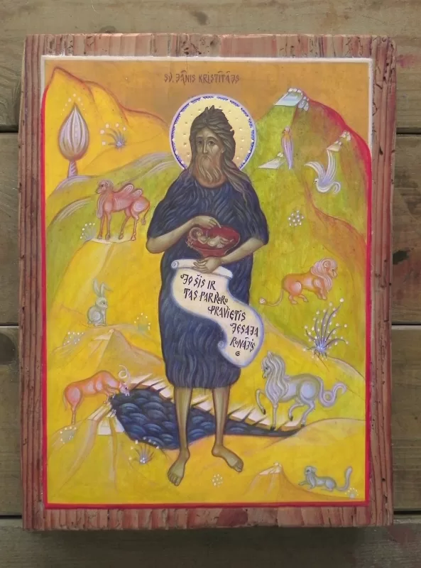 Sv.Jānis Kristītājs 22x16,5cm