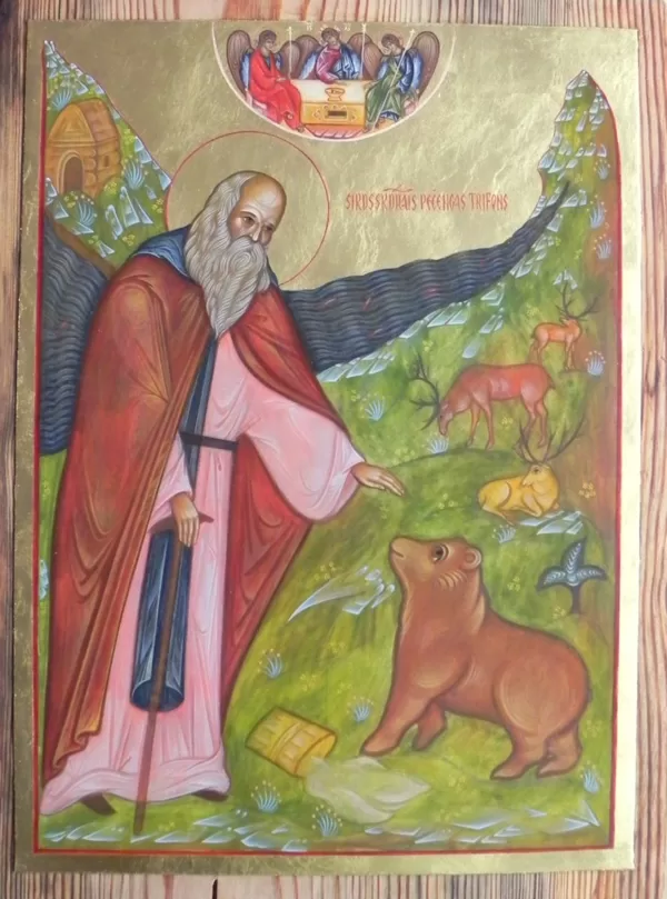 Sv.Pečengas Trifons 44,5x33cm