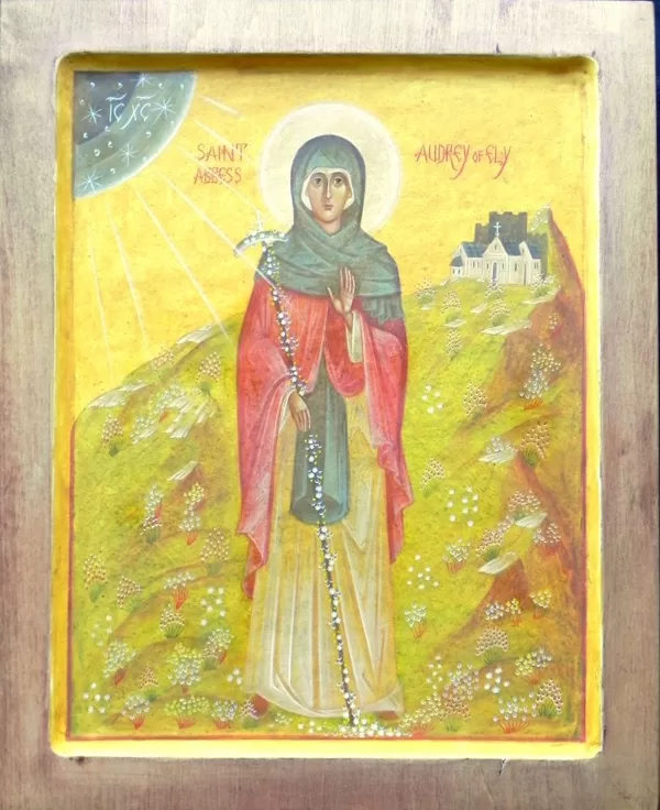 My Icon: Saint Odry, Abbess of Ely 2017