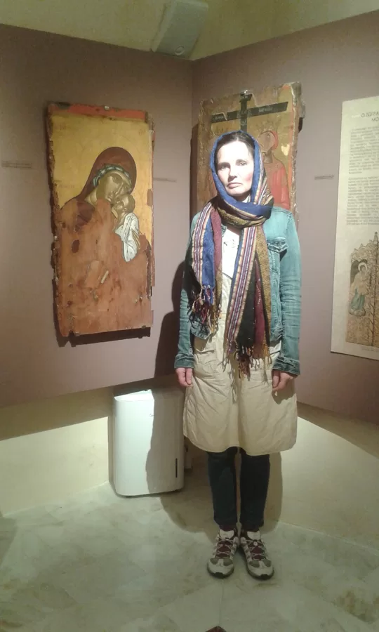 Icon museum in the monastery, Crete