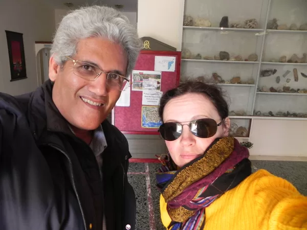 With Coptic artist, a member of the jury Adel Nasief