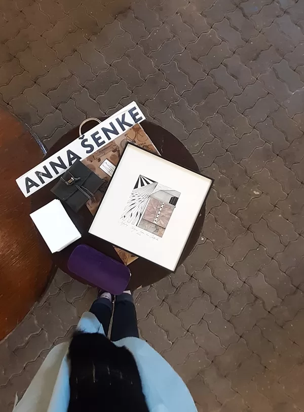 Mans grafikas darbs, ko uzdāvināju vēstnieces kundzei