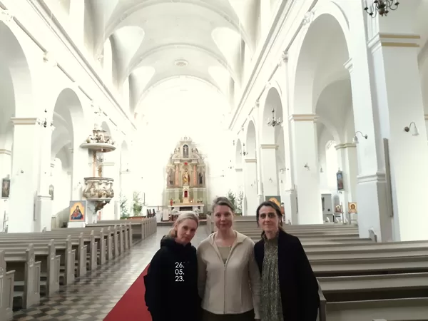 Ar kolēģēm no Ikonogrāfu biedrības!