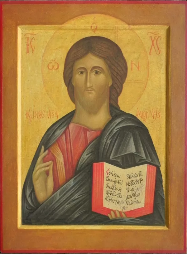 Kristus Visavaldītājs. 40x30cm. 