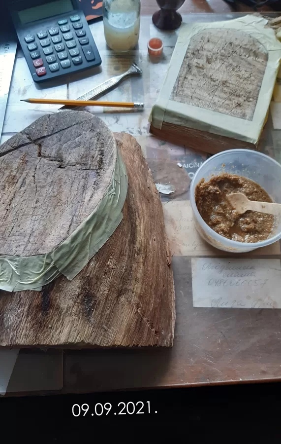 koka skaidu putriņa ar želatīnu
