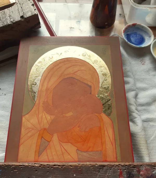 2022-2023.Icon of Our Lady "Rescue of the Drowning". 