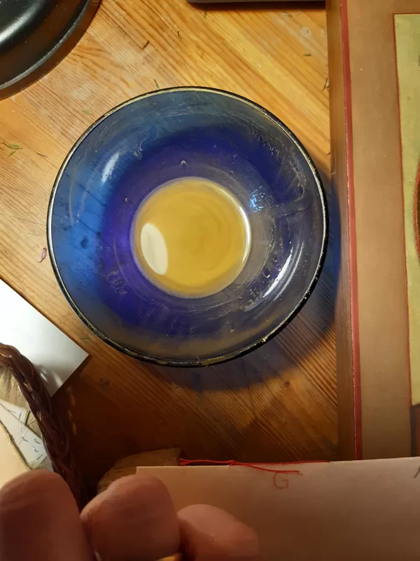 The liquid gold is ready