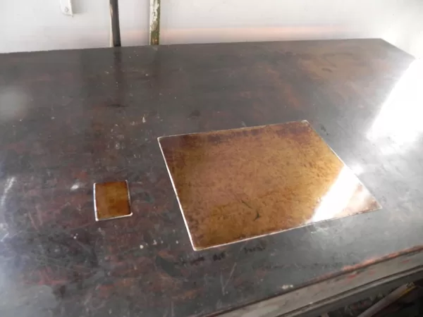 ready made zinc plate - ready for work