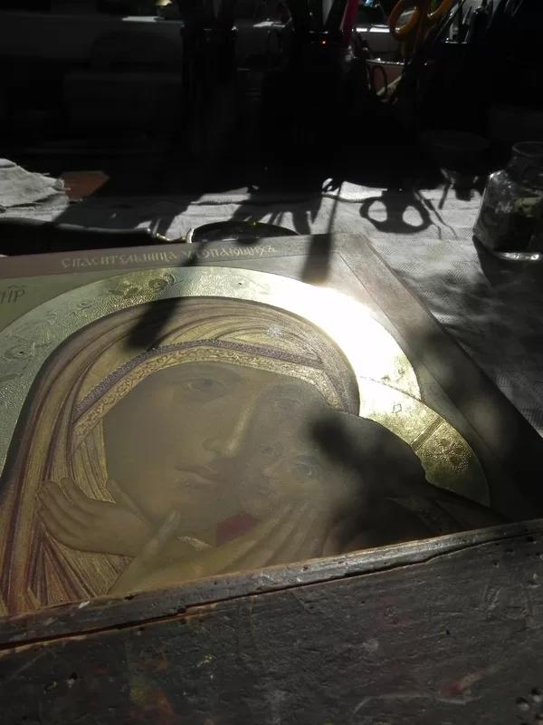 2022-2023. Icon of Our Lady "Rescuer of the Drowning". 