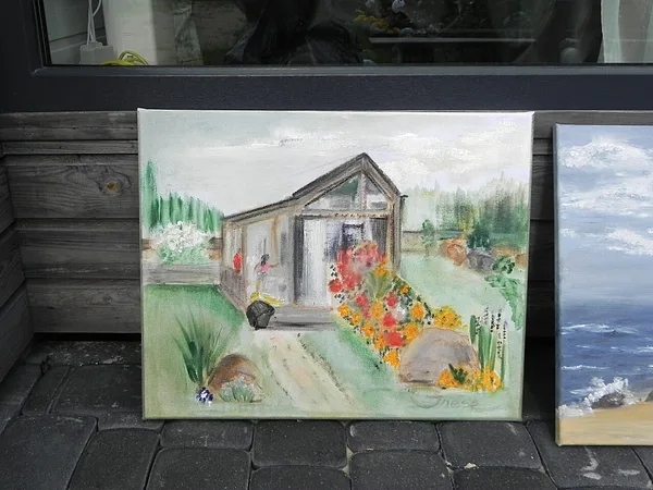 Mamma uzgleznoja māju!