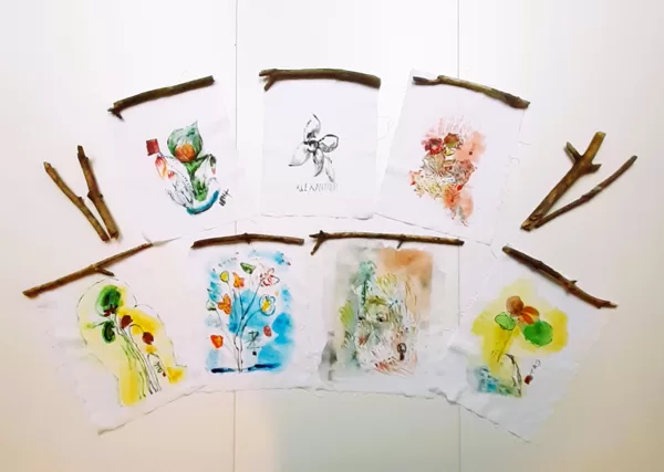 01.11.2024. We painted on fabric.