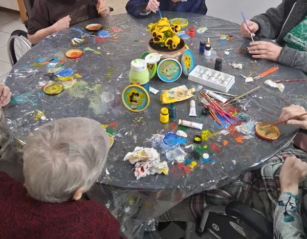24.04.26. When the flowers were ready, there was a lot of color fun!