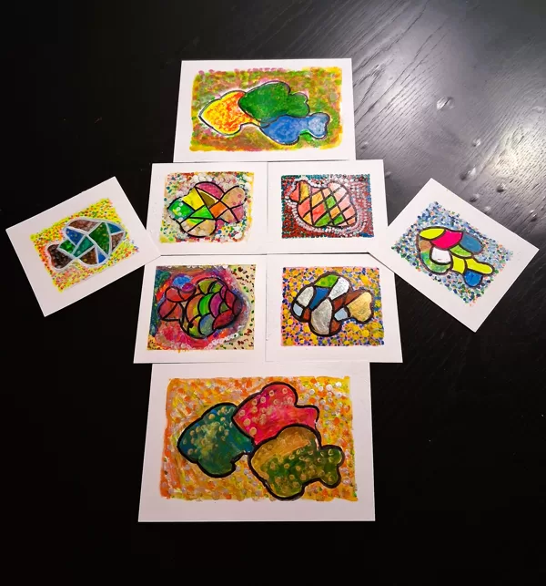 25.07.25. COLOR THERAPY! Painting with different colors and efects!
