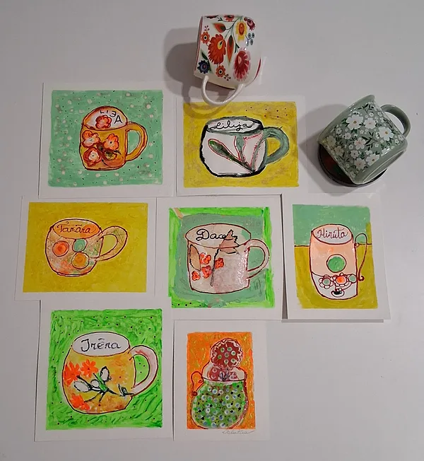 25.09.2026. A cup of hot tea on a cold Autumn day...