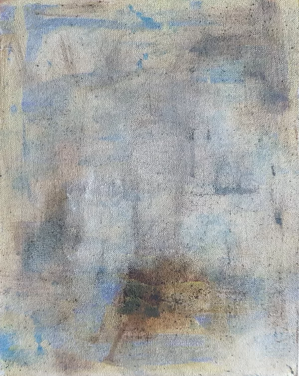 Adult group. Canvas, mixed media. Background for the next painting.