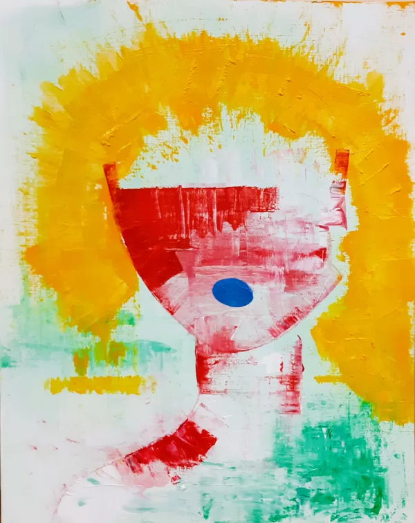 "Abstract". Oil on paper. Adult group. 