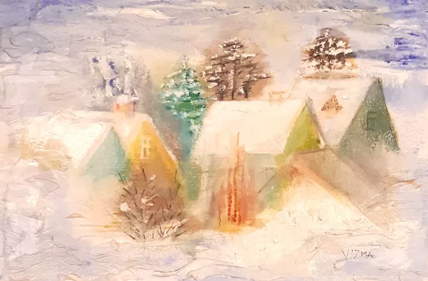 Oil on canvas.