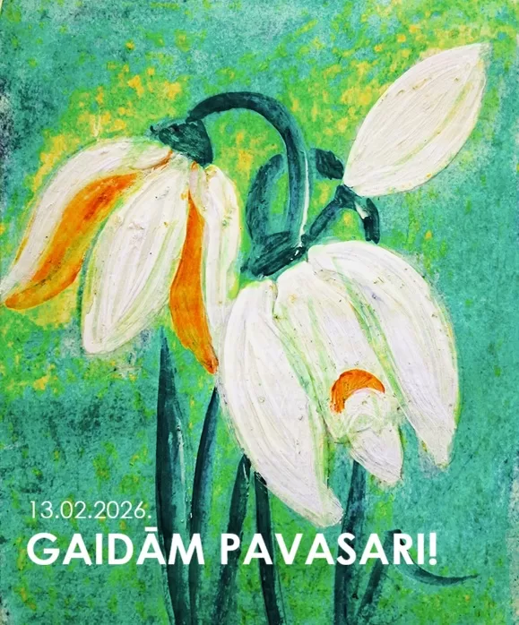 13.02.2026. Waiting for Spring! We painted Snowdrops on the tiles!